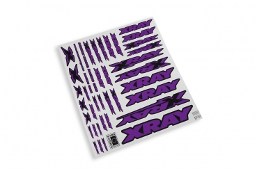XRAY Karosserieaufkleber - Purple