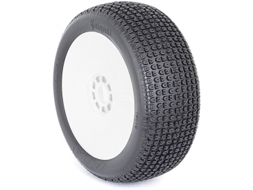 AKA 1:8 BUGGY CATAPULT (MEDIUM) EVO WHEEL PRE-MOUNTED WHITE