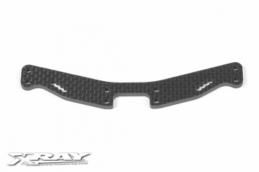XRAY T4 Stoßdämpferbrücke hinten 3.0mm Kohlefaser
