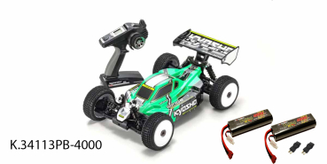 Kyosho Inferno MP10e T1S Readyset + Akku PINK PP3-2S4000-D (2 Stück)