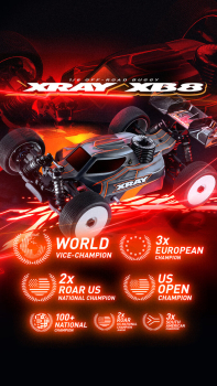 XRAY XB8'26 - 1/8 Nitro Off-Road Car