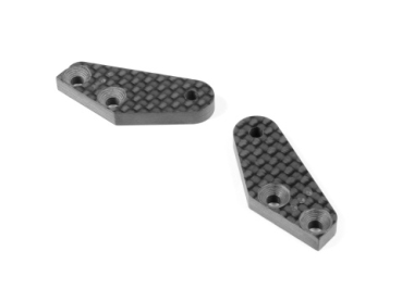XRAY XB8 Carbon Steering Block Plate - 3 Dot (1+1)
