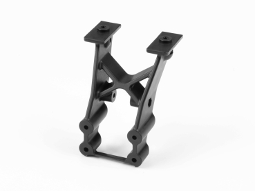 XRAY XB8 COMPOSITE REAR WING HOLDER FOR SEMI-SPLIT BULKHEAD