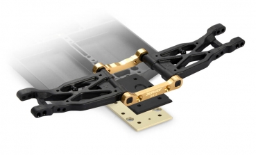 Preview: XRAY XB4 Messing Querlenker Anlenkung Set +2 RR+RF