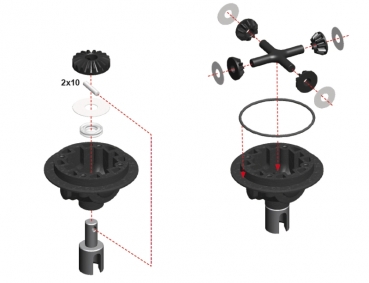 Preview: Serpent Kegeldiff. V3 Kunststoff