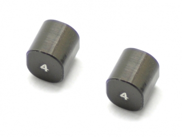 Serpent Einsätze für Aufhängung hinten Alu (2)