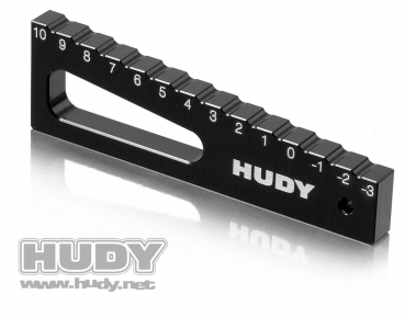 Hudy Stufenmesskeil -3 bis 10mm für 1:8, 1:10 (20mm)