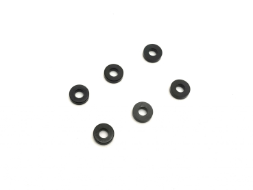 KYOSHO SCHEIBEN 3X7X2MM (6) - SCHWARZ