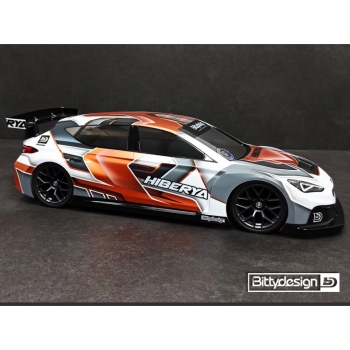 Preview: Bittydesign HIBERYA 1/10 clear body 190mm (for FWD)