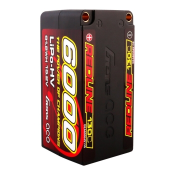 Preview: Gens ace Redline Series 6000mAh 15.2V 130C 4S2P HardCase 69# HV LiPo Battery SHORTY