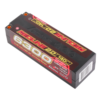 Preview: Gens ace Redline 2.0 Series 6300mAh 4S 15.2V 140C HardCase HV Lipo Battery Pack with Hardcase 59#