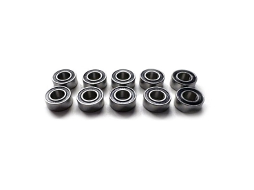 H-SPEED Kugellager 5x10x4, rostfrei, geölt, Gummi Dichtung (10)