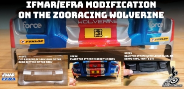 ZooRacing Wolverine MAX 1:10 Tourenwagen Karosserie (unlackiert) 0.7mm REGULAR