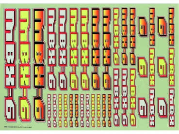 Preview: Mugen Dekorbogen (2) MBX-6