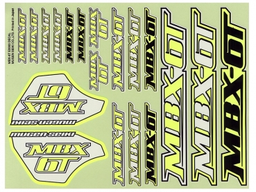 Mugen Dekorbogen (3) MBX-6T