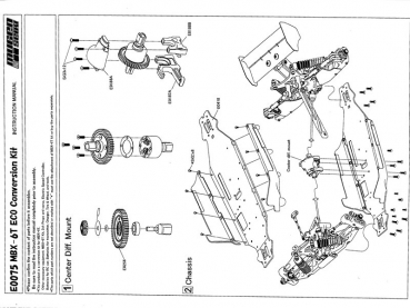 Mugen MBX-6T Umrüstkit auf MBX-6T ECO