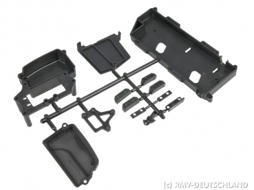 Mugen Radioeinbau-Set beim MBX-7 ECO