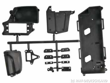 Preview: Mugen Radioeinbau-Set beim MBX-7 ECO