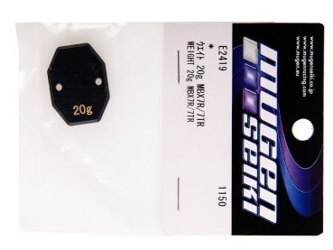 Preview: Mugen Seiki Ausgleichsgewicht 20g # MBX-7R/7TR