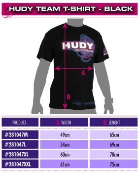 Preview: HUDY T-Shirt schwarz XXL