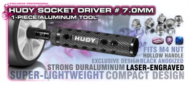 Preview: HUDY LIMITED EDITION - ALU 1-PIECE Steckschlüssel 7.0 MM