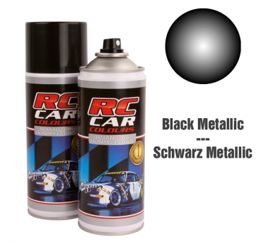 Robitronic Lexan Spray Schwarz Metalic 935 150 ml