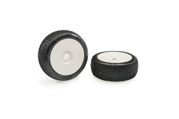 Matrix Stardust Soft verklebt auf weissen Felgen 1:8 (2)