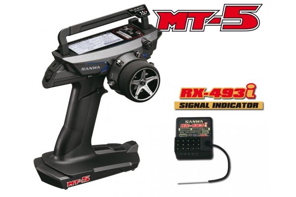 Sanwa Fernsteuerung MT-5 mit RX-493I CH4 2.4GHZ FH5