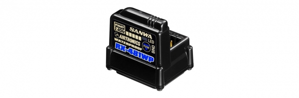 Sanwa RX-481WP EMPFÄNGER (2.4GHZ FH3, FH4/SSR/4-KANAL/WASSERDICHT)