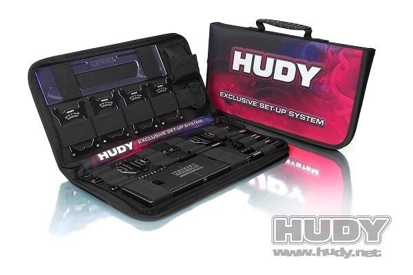 HUDY SET-UP STATION & SET-UP TOOLS  + CARRYING BAG FOR 1/8 OFF-ROAD CARS