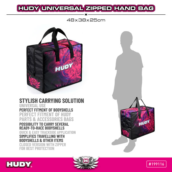 HUDY Universal Zipped Hand Bag