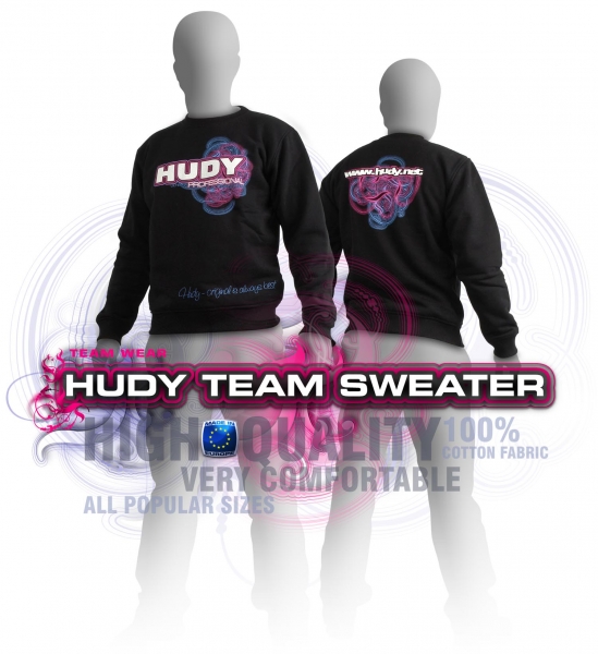 HUDY SWEATER - Schwarz (XXL)