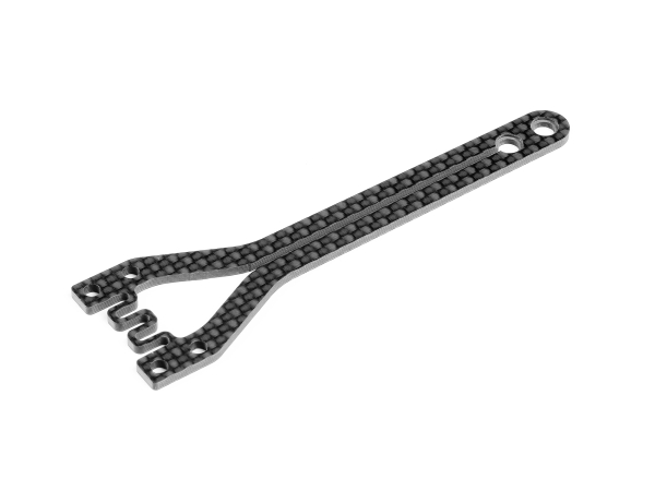 XRAY X4A'23 GRAPHITE UPPER DECK - SPLIT FRONT - 2.0MM