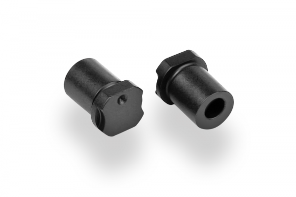 XRAY Führungsbuchse, exzentrisch 1° - V2, HUDY Federstahl