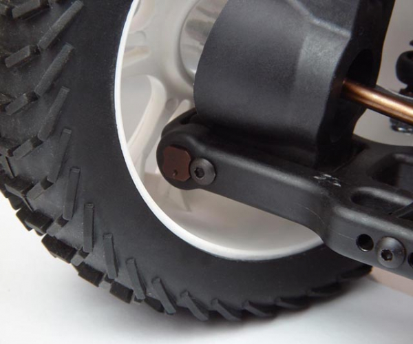 XRAY Führungsbuchse, exzentrisch 1° - V2, HUDY Federstahl