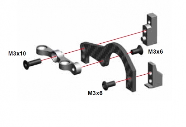 Serpent Servohalterung direkt 411