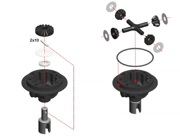 Serpent Kegeldiff. V3 Kunststoff