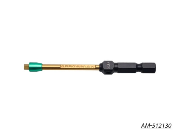 Arrowmax Allen Wrench 3.0 X 80MM Power Tip Only V2