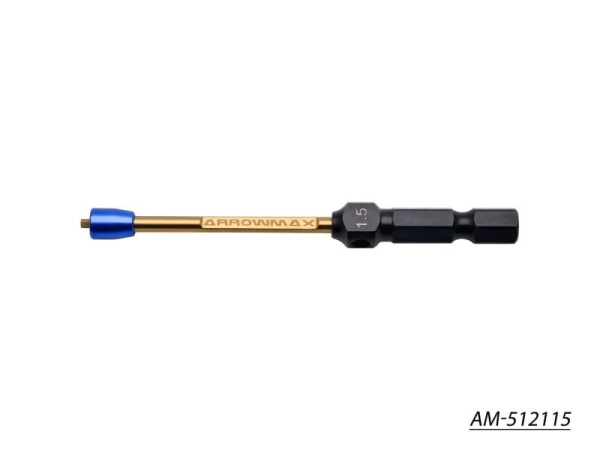 Arrowmax Allen Wrench 1.5 X 80MM Power Tip Only V2