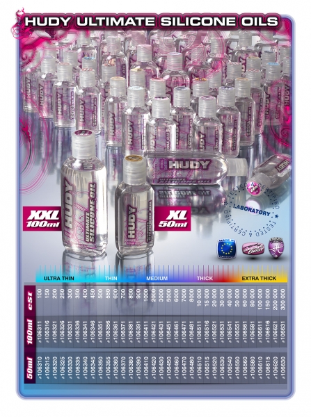 HUDY ULTIMATE Silicon Öl 100 000 cSt - 50ML