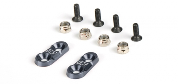 PROTOform Alu-Flügelhalter für 1:10 Karo gunmetal