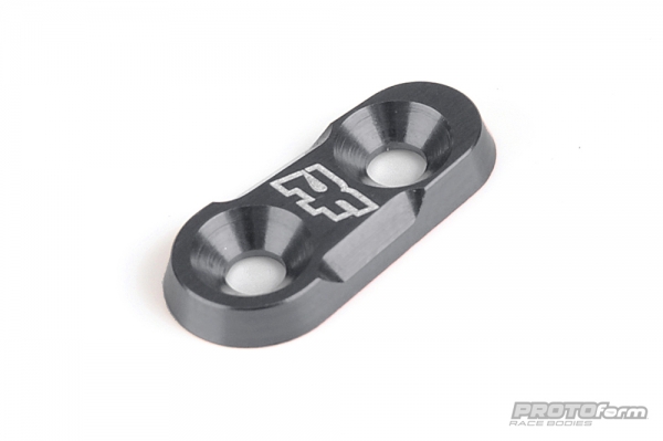 PROTOform Alu-Flügelhalter für 1:10 Karo gunmetal