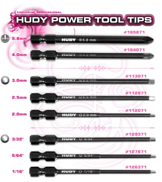 HUDY POWER TOOL Bit  .078 x 90mm