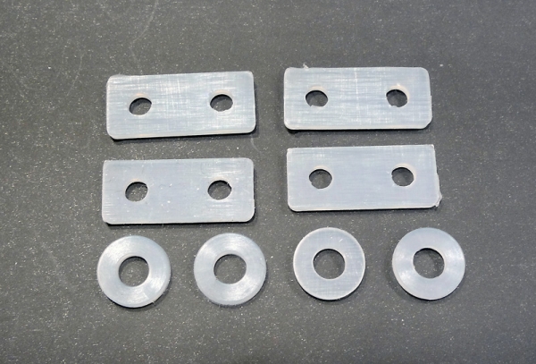 Serpent Gummiunterlegscheiben für Servos (4+4)