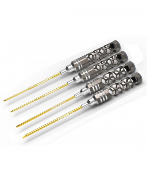 ARROWMAX Innensechskantschlüssel Set 1.5 2.0 2.5 & 3.0 x 120mm - 4-teilig