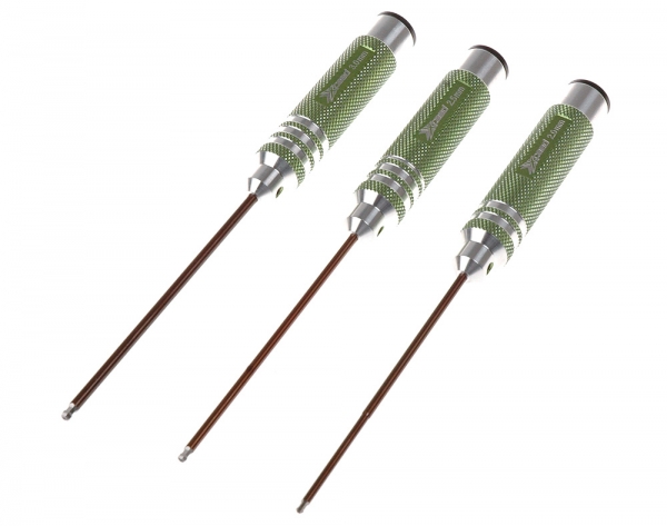 XCEED Innensechskantschlüssel (Kugel) set 2.0 2.5 & 3.0 x 120mm - (3)