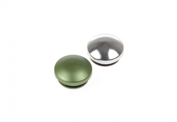 Xceed Endkappe Aluminium - silber / Grün