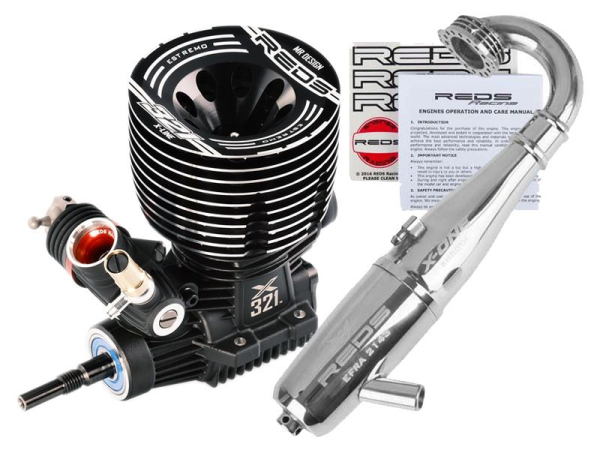 REDS Racing Buggy 321 Estremo™ X Line RC Nitro Motor tuned by Mario Rossi Race Combo