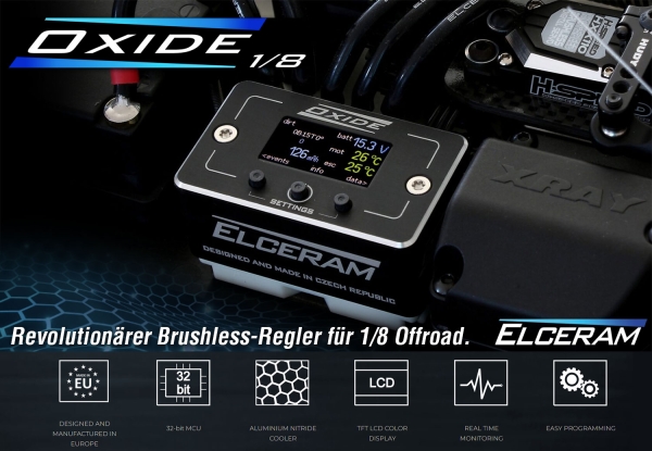 ELCERAM OXIDE 1/8 Offroad Regler