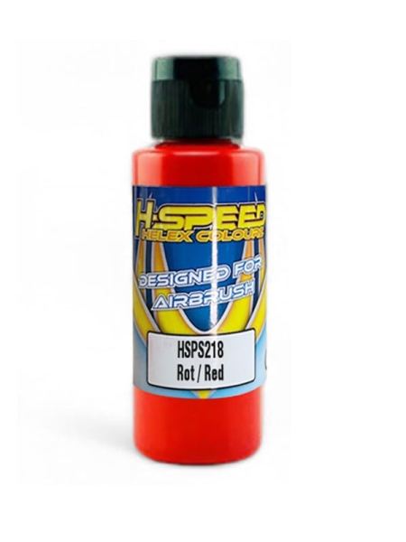 H-SPEED Lexan Airbrush Farbe 60 ml Rot / Red